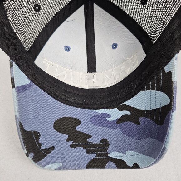 Sam Hunt SnapBack Trucker Hat Blue Camo Country Music Concert Tour Mesh KC Caps - Picture 8 of 11